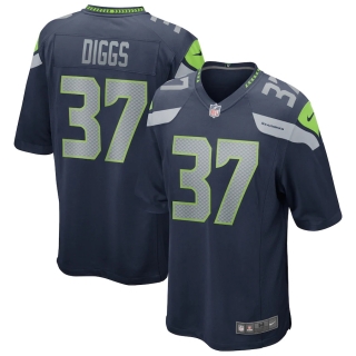 Men's Seattle Seahawks Quandre Diggs Nike College Navy Game Jersey