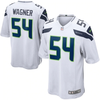 Men's Seattle Seahawks Bobby Wagner Nike White Game Jersey