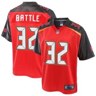 Men's Tampa Bay Buccaneers John Battle NFL Pro Line Red Big & Tall Player Jersey