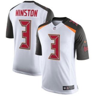 Men's Tampa Bay Buccaneers Jameis Winston Nike White Speed Machine Limited Player Jersey