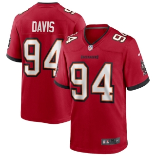 Men's Tampa Bay Buccaneers Khalil Davis Nike Red Player Game Jersey