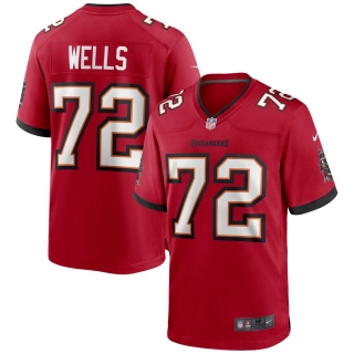 Men's Tampa Bay Buccaneers Josh Wells Nike Red Game Jersey