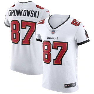 Men's Tampa Bay Buccaneers Rob Gronkowski Nike White Vapor Elite Jersey