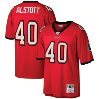 Men's Tampa Bay Buccaneers Mike Alstott Mitchell & Ness Red Legacy Replica Jersey