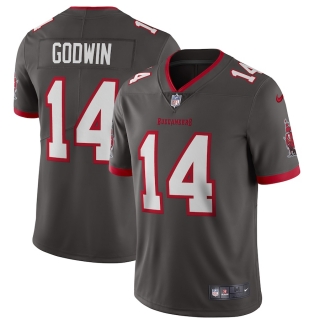 Men's Tampa Bay Buccaneers Chris Godwin Nike Pewter Alternate Vapor Limited Jersey