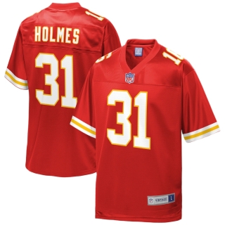 Men's Kansas City Chiefs Priest Holmes NFL Pro Line Red Retired Player Jersey