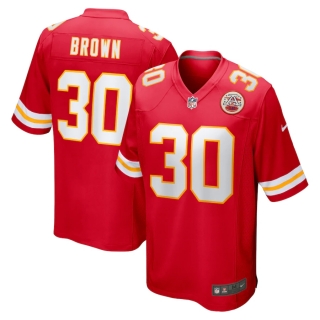 Men's Kansas City Chiefs Alex Brown Nike Red Game Jersey