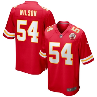 Men's Kansas City Chiefs Damien Wilson Nike Red Game Jersey