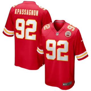 Men's Kansas City Chiefs Tanoh Kpassagnon Nike Red Game Jersey