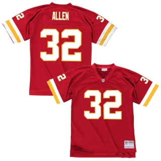 Men's Kansas City Chiefs Marcus Allen Mitchell & Ness Red Retired Player Legacy Replica Jersey