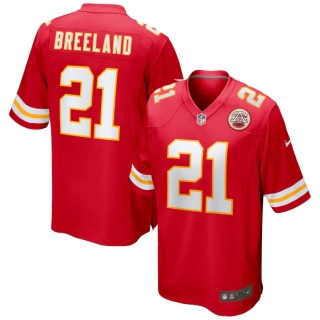 Men's Kansas City Chiefs Bashaud Breeland Nike Red Game Jersey