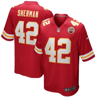 Men's Kansas City Chiefs Anthony Sherman Nike Red Team Game Jersey