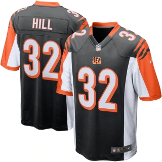 Mens Cincinnati Bengals Jeremy Hill Nike Black Game Jersey