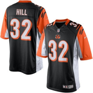 Men's Cincinnati Bengals Jeremy Hill Nike Black Limited Jersey