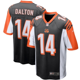 Men's Cincinnati Bengals Andy Dalton Nike Black Player Game Jersey