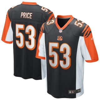 Men's Cincinnati Bengals Billy Price Nike Black Game Jersey