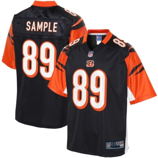 Men's Cincinnati Bengals Drew Sample NFL Pro Line Black Big & Tall Player Jersey