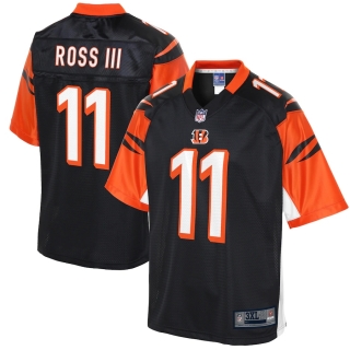 Men's Cincinnati Bengals John Ross NFL Pro Line Black Big & Tall Team Player Jersey