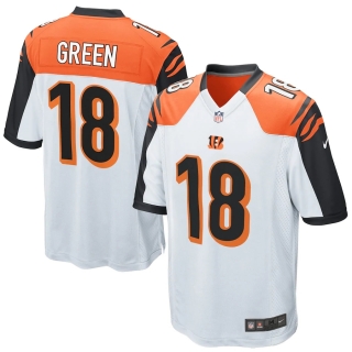Mens Cincinnati Bengals AJ Green Nike White Game Jersey