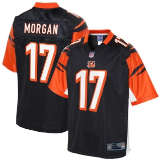 Men's Cincinnati Bengals Stanley Morgan NFL Pro Line Black Big & Tall Team Color Player Jersey
