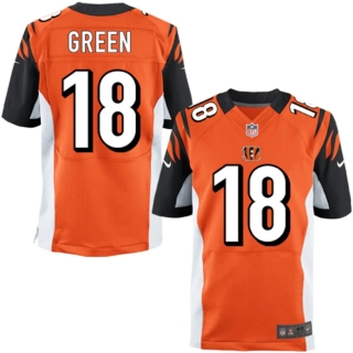 Mens Cincinnati Bengals AJ Green Nike Orange Elite Jersey