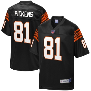 Men's Cincinnati Bengals Carl Pickens NFL Pro Line Black Replica Retired Player Jersey