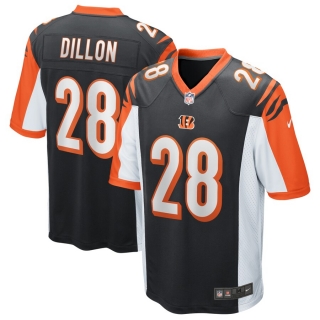 Men's Cincinnati Bengals Corey Dillon Nike Black Game Retired Player Jersey