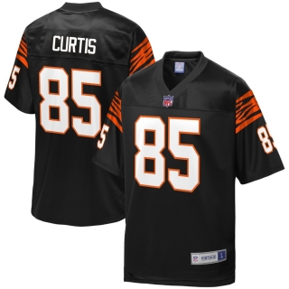 Men's Cincinnati Bengals Isaac Curtis NFL Pro Line Black Replica Retired Player Jersey