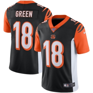 Men's Cincinnati Bengals AJ Green Nike Black NFL 100 Vapor Limited Jersey