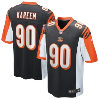 Men's Cincinnati Bengals Khalid Kareem Nike Black Game Jersey