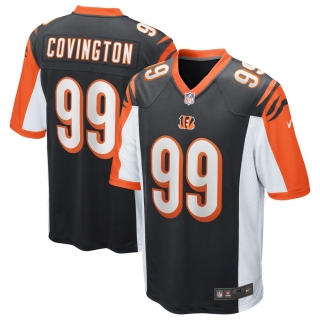 Men's Cincinnati Bengals Christian Covington Nike Black Game Jersey