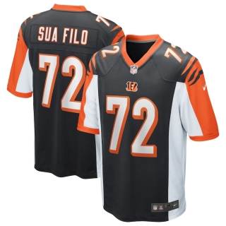 Men's Cincinnati Bengals Xavier Su'a-Filo Nike Black Game Jersey