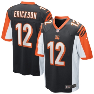 Men's Cincinnati Bengals Alex Erickson Nike Black Game Jersey