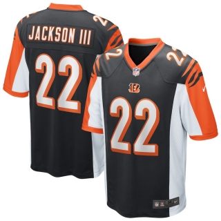 Men's Cincinnati Bengals William Jackson III Nike Black Game Jersey