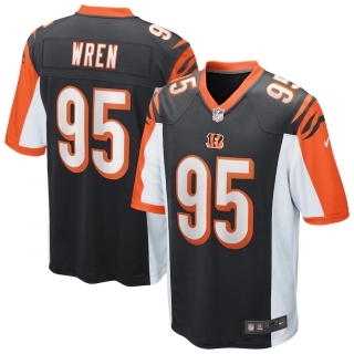 Men's Cincinnati Bengals Renell Wren Nike Black Game Jersey