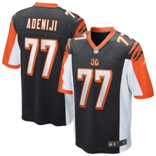 Men's Cincinnati Bengals Hakeem Adeniji Nike Black Game Jersey