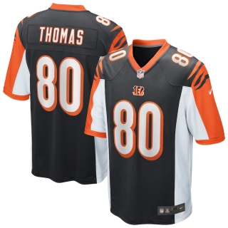 Men's Cincinnati Bengals Mike Thomas Nike Black Game Jersey