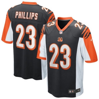 Men's Cincinnati Bengals Darius Phillips Nike Black Game Jersey