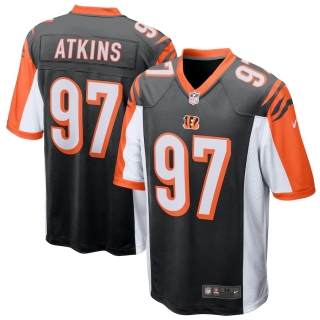 Men's Cincinnati Bengals Geno Atkins Nike Black Game Jersey