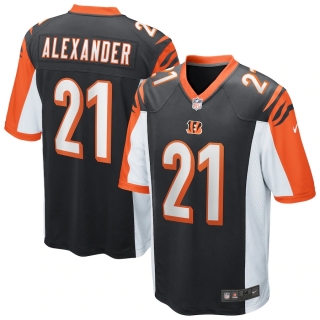 Men's Cincinnati Bengals Mackensie Alexander Nike Black Game Jersey