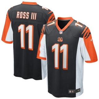 Men's Cincinnati Bengals John Ross III Nike Black Game Jersey