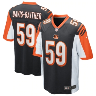 Men's Cincinnati Bengals Akeem Davis-Gaither Nike Black Game Jersey