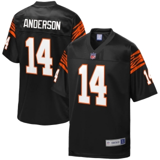 Men's Cincinnati Bengals Ken Anderson NFL Pro Line Black Replica Retired Player Jersey