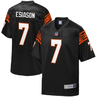 Men's Cincinnati Bengals Boomer Esiason NFL Pro Line Black Replica Retired Player Jersey