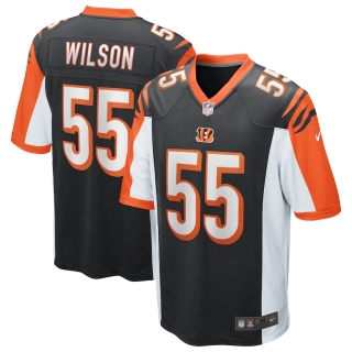 Men's Cincinnati Bengals Logan Wilson Nike Black Game Jersey