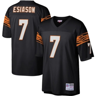 Men's Cincinnati Bengals Boomer Esiason Mitchell & Ness Black Legacy Replica Jersey