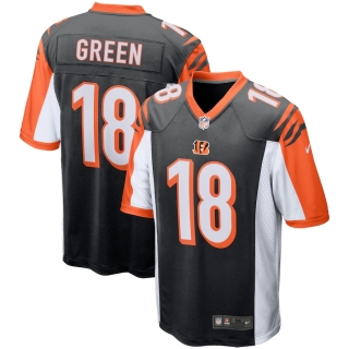 Men's Cincinnati Bengals AJ Green Nike Black Game Player Jersey
