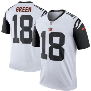 Men's Cincinnati Bengals AJ Green Nike White 2nd Alternate Legend Jersey