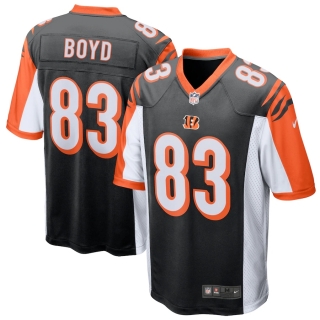 Men's Cincinnati Bengals Tyler Boyd Nike Black Game Jersey