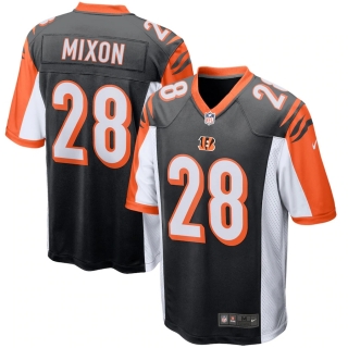 Men's Cincinnati Bengals Joe Mixon Nike Black Game Player Jersey